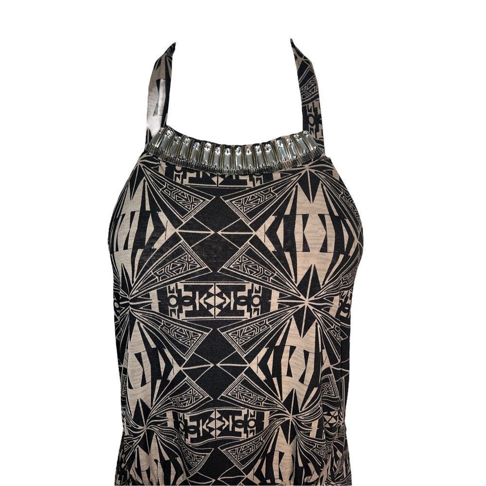 Ashley Stewart maxi dress with embellished neckline SZ 12